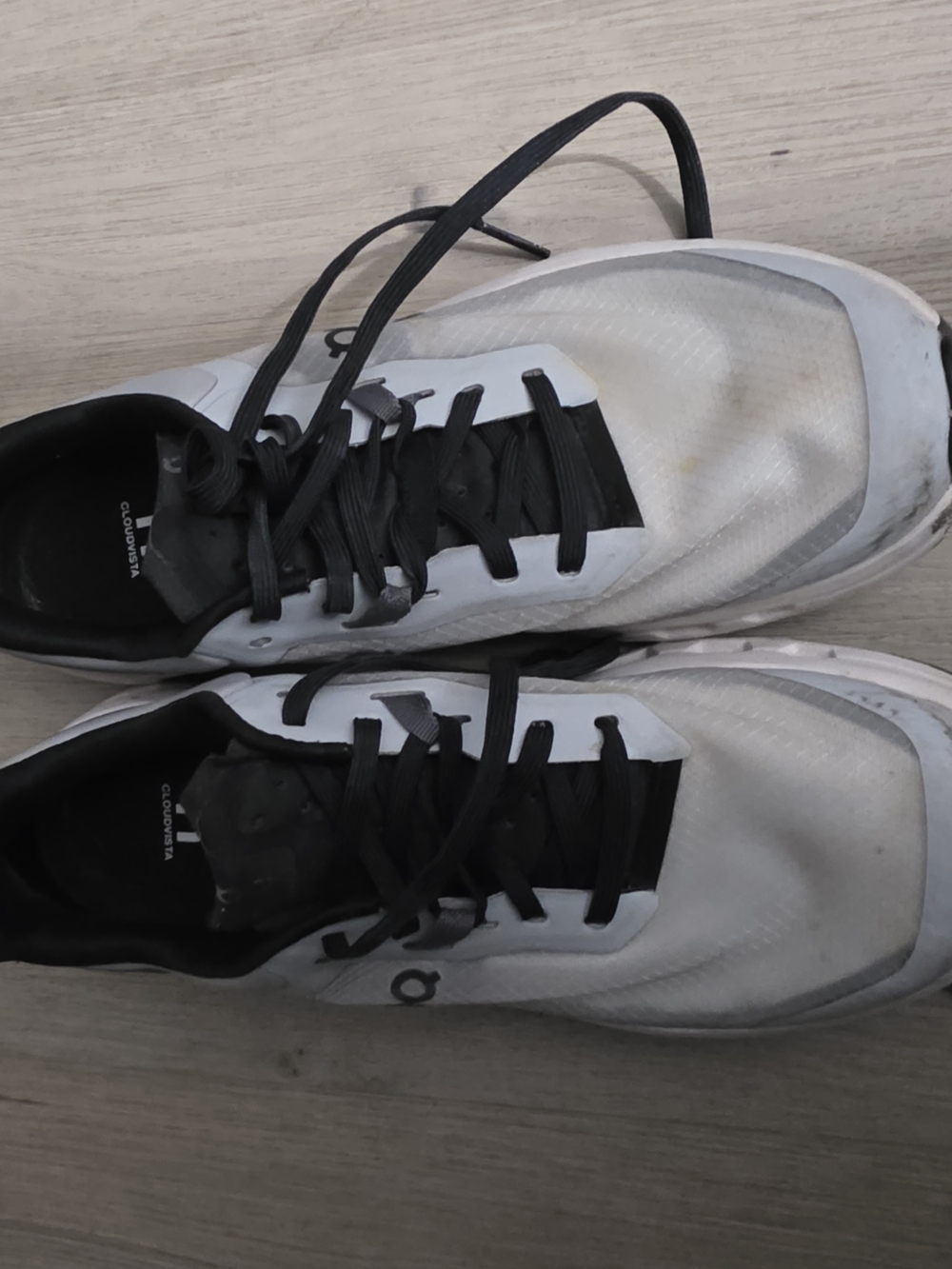 On Running Running Men’s White and Black Running Shoes